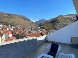 Penthouse with castle view, hotel in Prizren