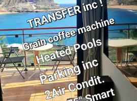 DELUXE 3 Rooms74m2,TRANSFE-R inc! SEAVIEW on AMADORES,2 heatPOOLs, PARKING, 600 MB,Dishwasher,2Lift,,3 BEACHes, πολυτελές ξενοδοχείο σε Playa del Cura