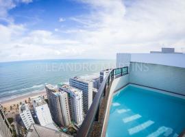 Apartamento Royale na praia de Boa Viagem, hotel amb piscina a Recife