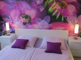4 Sterne App Lavendel IR-Sauna Whirlpool Fitnessraum kinderfreundlich Bikeraum，位于哈嫩克利博克斯维斯的Spa酒店