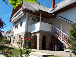 Főnix Apartmanház, holiday rental in Vonyarcvashegy