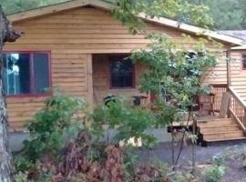 Rustic Quaint Cabin In the woods--Pets welcomed, hotel ramah hewan peliharaan di Dunnsville