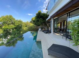 스리타누에 위치한 빌라 Villa Nour - 3 BR sea view pool villa in Srithanu