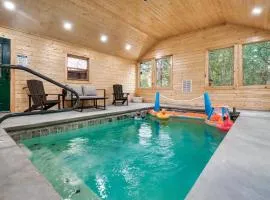 Luxury Heated Pool Cabin with Mountain Views, Theater & Game room