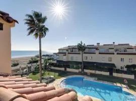 Luxury modern beachfront 3 bed gated community townhouse with pool, sun terrace, sea views close to all amenities