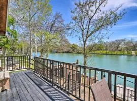 Water Views + Fire Pit! 'Guadalupe River Cottage'