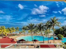 Viesnīca Ti Kaz Funky Host -T3 vue mer prémium 3 étoiles - Village vacances Sainte Anne Guadeloupe pilsētā Sentana