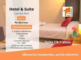 Htl & Suites Camino Real, ubicación, parking, facturamos, hotel en Colima