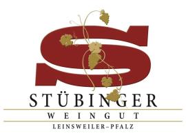 Ferienweingut Peter Stübinger, hotel v destinácii Leinsweiler