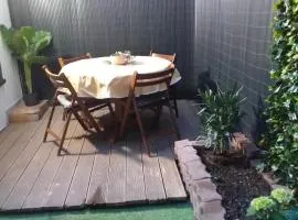 Maison de ville avec patio