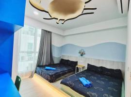 reSTARY - Ocean, Sutera Avenue Infinity Pool - Imago Opposite - KK City- 4BR,12Pax 来沙旅 海洋主题公寓 - 无边际日落海景泳池 - Imago商场对面 - KK市中心 - 4房12人