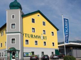 Gasthof Turmwirt, хотел с паркинг в Mürzhofen