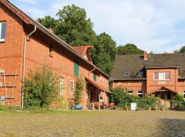 Ferienwohnung Bioland-Hof Wilkens，Visselhövede的飯店