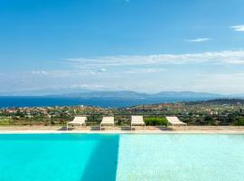 Terra Casa Private Villa in Aegina Island, hotell med parkeringsplass i Vathí
