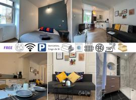 TABI APPART ,MODERN CHIC vs FREE PARKING,WIFI,DRAPS, apartment in Thiers
