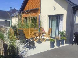 Studio les jardins de la brèche, hotel v destinaci Hermanville-sur-Mer