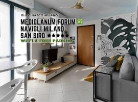 Mediolanum Forum-Milano Sud Area-Free Parking & Wi-Fi, apartamento em Buccinasco
