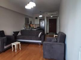Amazing view Large 1 bed 1 bath lovely apartment, beach rental in Esenyurt