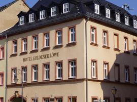 Hotel Goldener Löwe, hotel a Kriebsteini gát környékén Waldheimben
