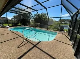 Pool home with a new sparkling pool, close to beach, lovely lake view