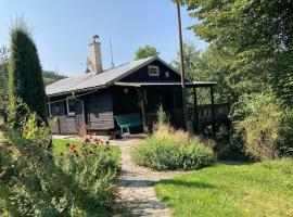 Cozy mountain cottage with terrace in Dolni Lomna, дешевий готель у місті Долні-Ломна