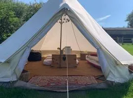 Home Farm Radnage Glamping Bell Tent 4, with Log Burner and Fire Pit