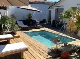 VILLA 'Le Refuge' Piscine chauffée 300 m plage