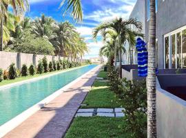 Beachfront Flat Brickell@LaCosta, viešbutis mieste El Zapote