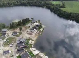 Ferienhaus Luna am schönen Harkebrügger See mit Kamin und Sauna