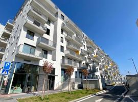 2 room apartment with terrace, new building, Jarabinková street, cheap hotel in Bratislava