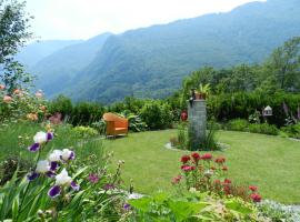 CASA ALLA CASCATA House by the Waterfall and Garden of Senses, apartment in Maggia