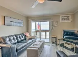 Chic Oceanfront North Topsail Beach Condo with Deck