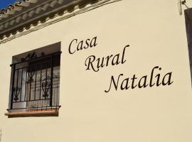 Casa Rural Natalia、Valmuelのキッチン付きホテル