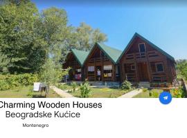 Charming wooden house in Ada Bojana, kuća za odmor ili apartman u gradu 'Donji Štoj'