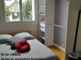 chambre dans une colocation, gazdă/cameră de închiriat din Rennes