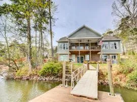 Lakefront Leesville Retreat with Private Dock!