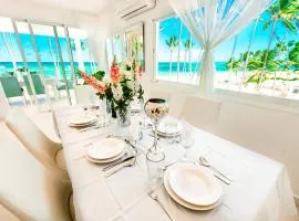 Beachfront Punta Cana Condo for Rent - Ocean View, Private Terrace, and BBQ