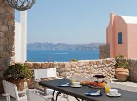 Black Gem Villa - Private Heated Jacuzzi & Caldera View, Hotel in Akrotiri