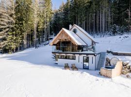 Heselehof Waldchalets、Langenwangのスキーリゾート