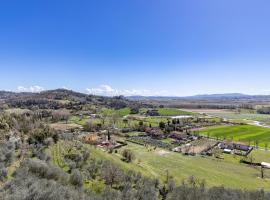 View on the Pisan Hills - APT with Panoramic Terrace, hotel en Treggiaia