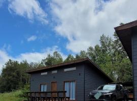 Caba&ntilde;as Troncos de Relin, acomoda&ccedil;&atilde;o com onsen em Panguipulli