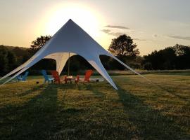 Camping La Petite Houmée, hotelli kohteessa Curzay-sur-Vonne lähellä maamerkkiä Domaine des Forges Golf Course