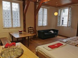 Simple Studio 36m2 in the Center of Burgdorf private Parking SMALL BATHROOM, hotel v destinaci Burgdorf