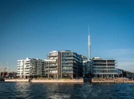 Tjuvholmen - ved Aker Brygge, bolig ved stranden i Oslo