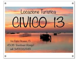 Civico 13, nyaraló Scardovariban