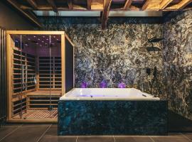 Le Duplex de l'Etoile home cinéma jacuzzi et sauna privatif, cheap hotel in Longmesnil