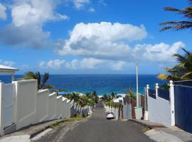 Magnifique appartement une chambre vue sur mer, hotel in Le Moule