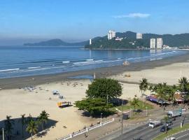 Apartamento Frente à Praia Santos, hotel em Santos