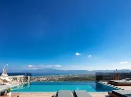 Argyrie Villas, luxury, amazing sea view, heated pool