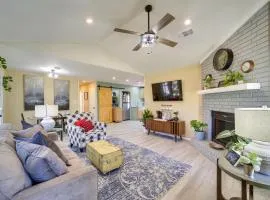 Barling Vacation Rental Fenced-In Yard with Hot Tub